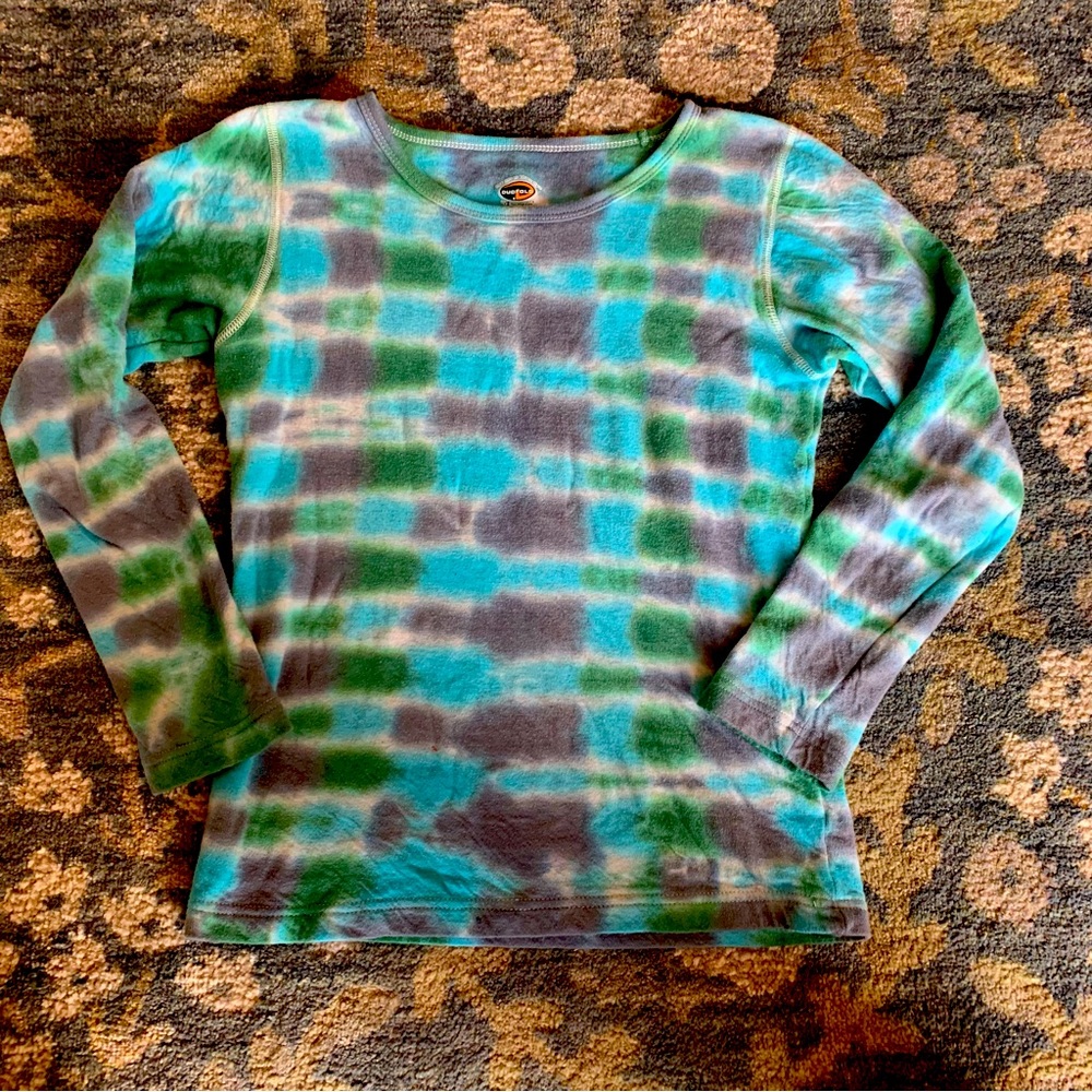 Tie dye long sleeve shirt